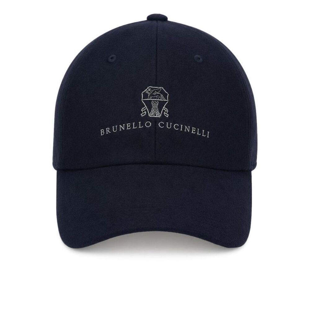 Brunello Cucinelli Men Wool Baseball Hat